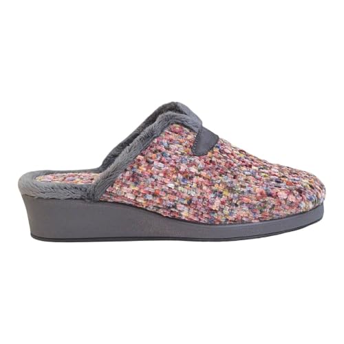 Chaussons de maison pour femme compensés Garzón : évitez les glissades et le mal de dos