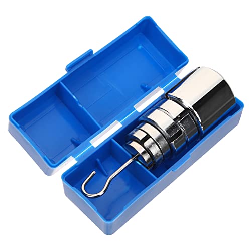 HAWILLOSCH Metal Slotted Mass for Labs 3 Sets Slotted Mass Set Hanger for Precise Weight Comparisons