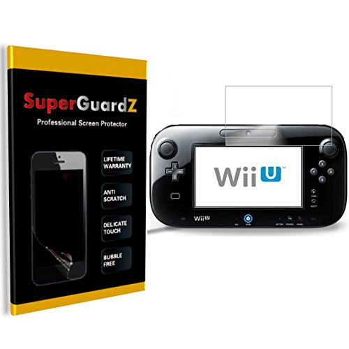 [3-Pack] for Nintendo Wii U - SuperGuardZ Screen Protector [Lifetime Replacement], Ultra Clear, Anti-Scratch...