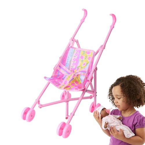 Carritos De Muñeca Bebé, Juguetes De Juego Simbólico para Niños, Carrito De Juguete Interactivo para Muñecas para Casa, Familia, Guardería Y Reuniones
