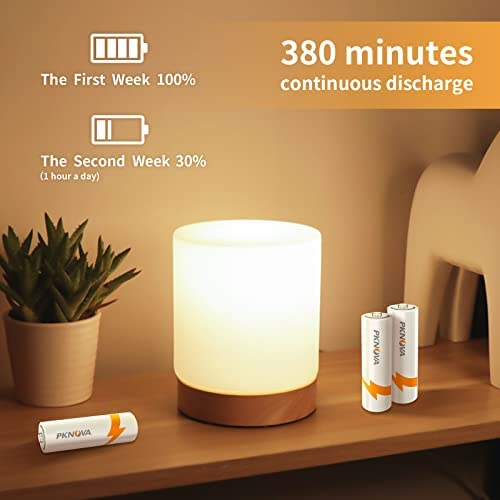 Tebanty Pknova Aa Batteries, 4-Count 1.5V Ultra Alkaline Lr6 Batteries For Holiday Christmas Light, 380 Minutes Disposable Double A Battery For Clock,Toys #TOP3