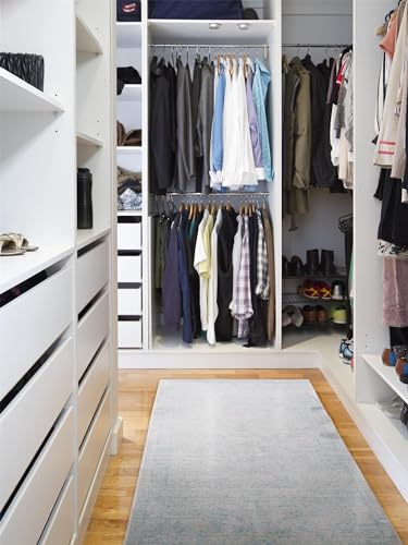 Benuta Teppich Läufer Visconti Türkis 70x240 cm | Moderner Teppich für...