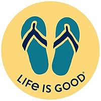 Algopix Similar Product 9 - Life is Good 4 Circle Sticker Flip