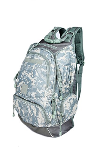 ARMYCAMO 40L Outdoor Hunter Backpack Tactical Military Camping Hiking Trekking Bag 08016 (ACU 08016)