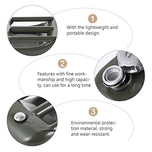 FAVOMOTO Automóvel Sobressalente Barril de Óleo Antiestático Portátil Vertical Espessado Barril de Ó