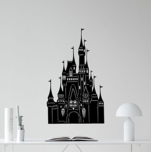 Castle Wall Decal Magic Kingdom Fairy Home Bedroom Vinyl Sticker