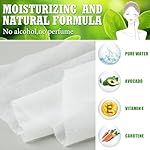 150 Pcs Makeup Remover Wipes Bulk Waterproof Makeup Wipes Individually Wrapped Face Wipes for Women Gentle Facial Cleansing Towelettes for Travel Hotel Skin Mascara Lipstick Oil Dirt (White) - Image 3