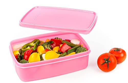 Signora Ware 1.2 Litres Fridger Fresh Jumbo Plastic Container, Bpa Free Bowl, Food Grade Box, Spill Leak Proof Case, Microwave Safe, Freezer Compatible (1200Ml, Pink) (B00JJHGBSA) Amazon Price History, Amazon Price Tracker
