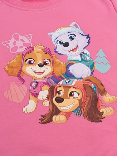 United Labels Paw Patrol Sweatshirt für Mädchen - Kinder Pullover Oberteil Langarm Pink (DE/NL/SE/PL, Numerisch, 98, 104, Regular, Pink)