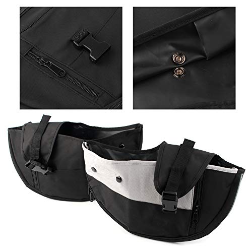 Cnonee1 Waterproof Nylon Soft Lower Chaps Motorcycle Saddle Bags for Harley For Sportster XL Iron 883 1200 48 2004-2018 miniatura 3