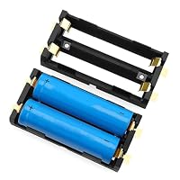 VOANZO 2-teiliger 18650-Batteriehalter, 3,7 V, 2-teiliger Batterie-Aufbewahrungskoffer für SMD 18650-DIY-Netzteil, hochtemperaturbeständig, für Ladeprojekte – Ansicht 5