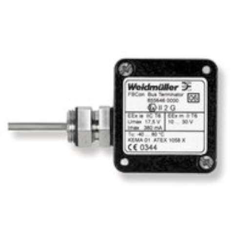 Terminador Bus fbcon eex pasivo Weidmuller para buses de comunicación