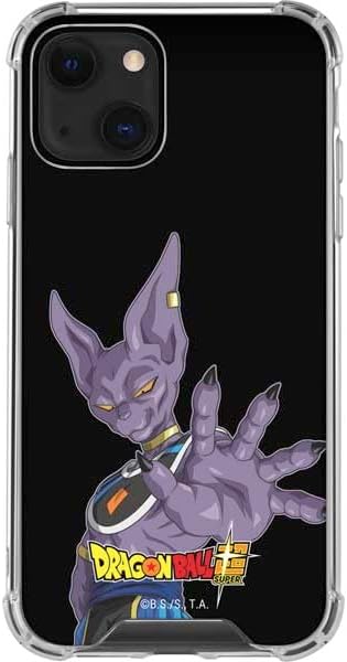 Skinit Clear Phone Case Compatible with iPhone 13 Mini - Officially Licensed Dragon Ball Super Goku Ultra Instinct Design