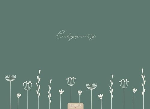 Babyparty Gästebuch: Erinnerungsalbum zum Ausfüllen von Gästen &amp; zum Einkleben von Fotos | Neutrales Design Junge &amp; Mädchen | Gastgeschenk Babyparty | Baby Shower Buch | Geschenkidee Boy &amp; Girl
