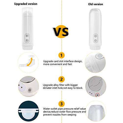 Po Dusche Tragbarer Bidet ersetzt Feuchttücher und Dusch WC Mobiles Reise Bidet Intimdusche Hand-Bidet mit Reisetasche