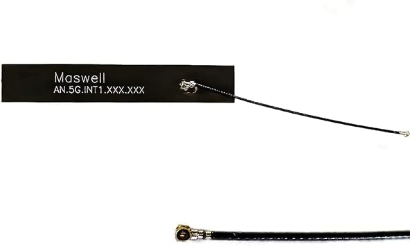 Maswell Cellular 5G Internal Antenna Helium Antenna ipex Lora 700MHz 6000MHz Mini-Profile Wideband All 5G 4G 3G WiFi Bands and Bluetooth wimax zigbee Compatible
