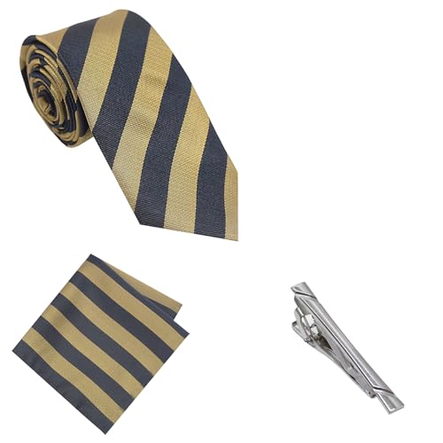 Image of TIE STUDIO Men's Necktie Pocket Square & Cufflinks