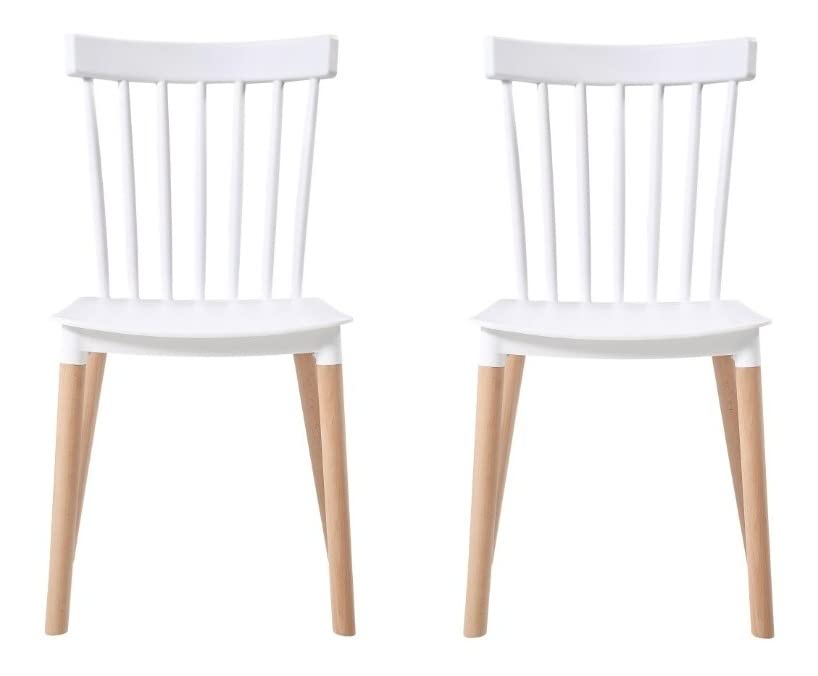 Begônia Home & Deco Set De 2 Sillas Madera De Diseño...