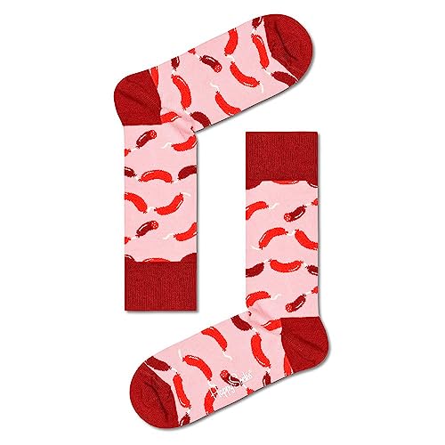 Happy Socks Sausage Socken mit hohem Druck, Unisex, Erwachsene, bunt, 41-46