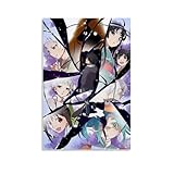 ZBSXLBNG Zoku Owarimonogatari Arte de Pared Impresión de Imagen Moderna Decoración de Habitación Familiar 30 x 45 cm