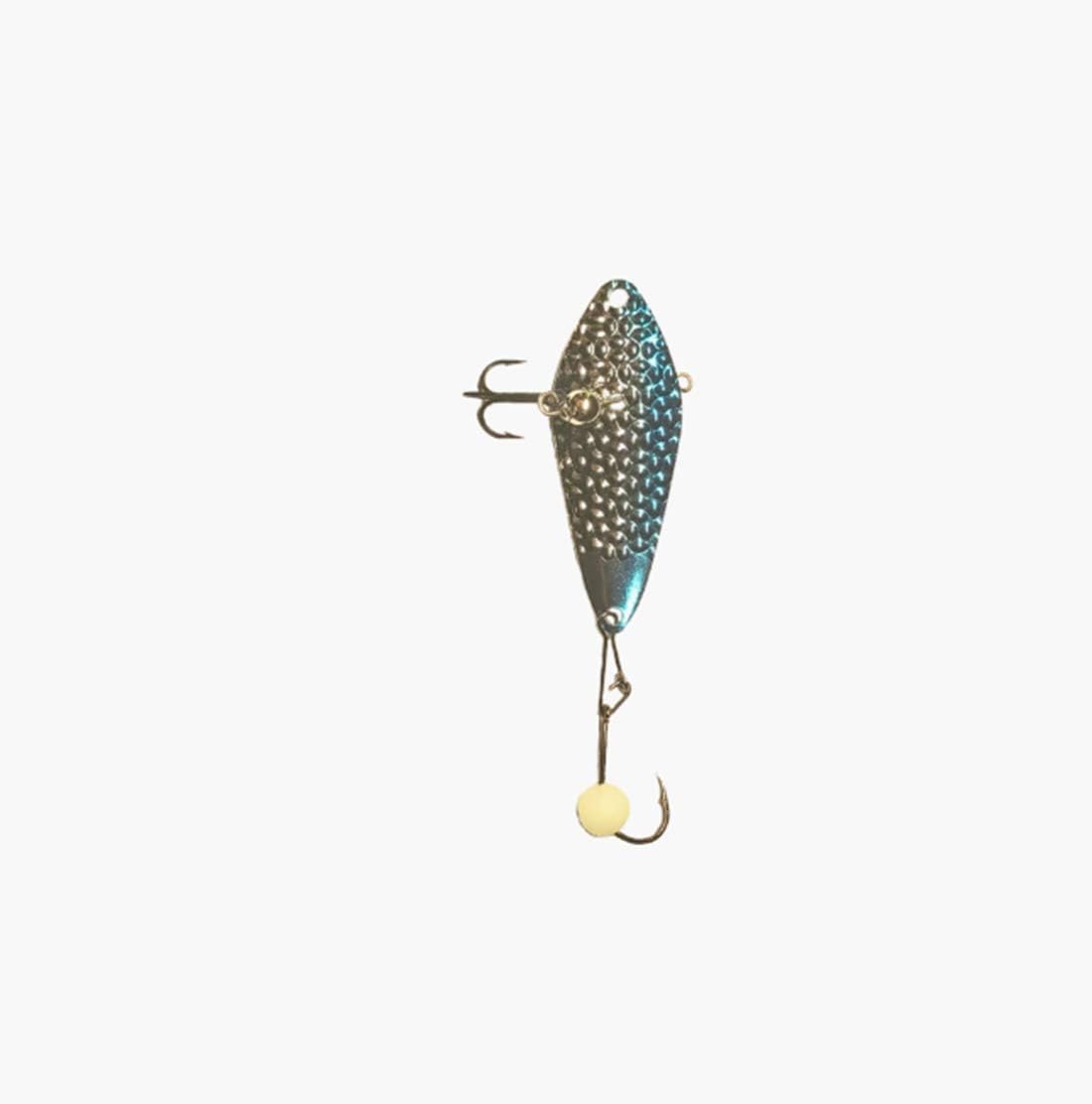 Hammered Minnow Jigging Spoon Cast, Jerk or Vertical Jig Fishing Lure, Great for Ice Fishing