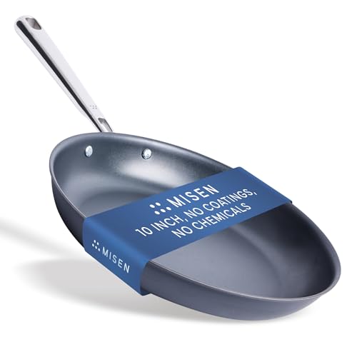 Comparison: Best Non Stick Carbon Steel Cookware 5 Misen Carbon Nonstick™ Frying Pan – Carbon Steel Pan, Naturally Nonstick No-Coating Surface, Ultra-Durable & Oven-Safe, Induction & Gas Compatible - 10 Inch