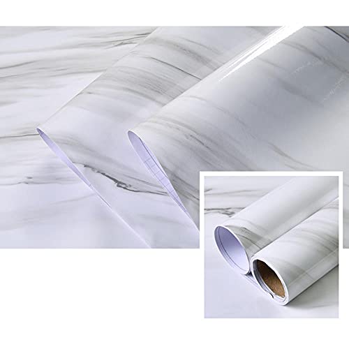 Papel pintado autoadhesivo impermeable de PVC efecto mármol para muebles de baño y cocina 3