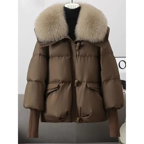 Women's Winter Warm Long Sleeve Loose Thicken Down Jackets - Zipper Casual Coats2