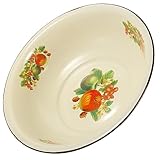 BOL EN ÉMAIL --- peut être niché lorsqu'il n'est pas utilisé, prenant peu de place. leur surface lisse et leurs bords arrondis facilitent leur nettoyage.