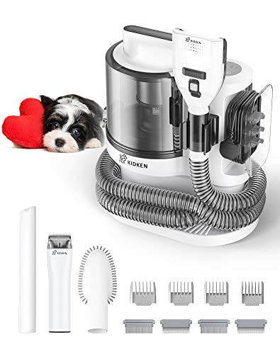 Dog Grooming Kit, 3.3L Pet Grooming Vacuum with Storage Bag, Dog Cat Grooming Supplies with Low Noise, Professional Grooming Tools Kit for Dogs Cats Animals