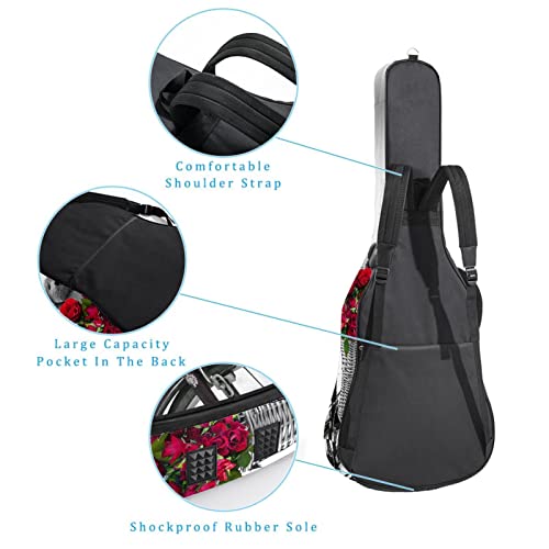 Housse pour guitare acoustique – Bleu – Motif marin dessiné à la main – Rembourrage de 1 cm d’épaisseur – Housse… - Les Beatles, Paul McCartney, John Lennon, RIngo Starr, George Harrison Housse pour guitare acoustique - Bleu - Motif marin dessiné à la main - Rembourrage de 1 cm d'épaisseur - Housse… – Image 4