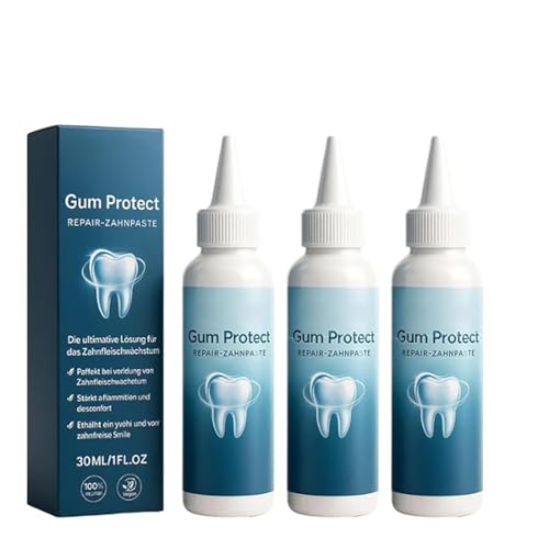 Gum Protect Repair, Teeth Repair Gel, GumRepair Gel, Teeth Whitening Essence Pen, Gums Shield Soothing Gels, White Tooth Repair Toothpaste, Deeply Cleaning & Strengthens Gums 30ml (3)