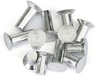 1000PCS/LOT GB827 M2*5 M2*6 M2*8MM Diameter 2MM Aluminum Countersunk Head Solid Rivets - (Stem Length: M2 x 5)