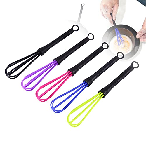 La Mejor Selección de batidora casera más recomendados. 49 Batidor de Huevo,5Pcs Juego de Batidor de Varillas Apto para Espuma de Leche Agitador de Café Huevos de Agitación Herramienta para Hornear Esencial de Cocina,Agitadores...