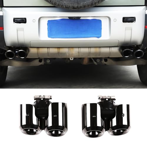 PIUGILH Stainless Steel End Pipe Exhaust Muffler Trim Land