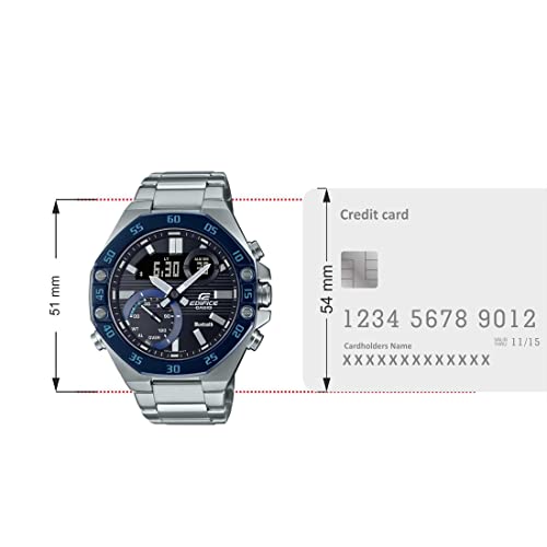 Casio Edifice Bluetooth Connect Analog-Digital Blue Dial Men ECB-10DB-1BDF (ED524) - Image 6