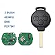 Für Mercedes Benz Smart Smart Fortwo 451 2007 2008 2009 2010 2011 2012 2013 3 Tasten ID46 Chip 433Mhz Fernbedienung Autoschlüssel