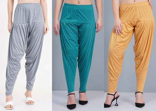 Image of Buy That Trendz Patiala Salwar for Women Relaxed Fit Viscose Patiyala Salwar Harem Bottom Pants