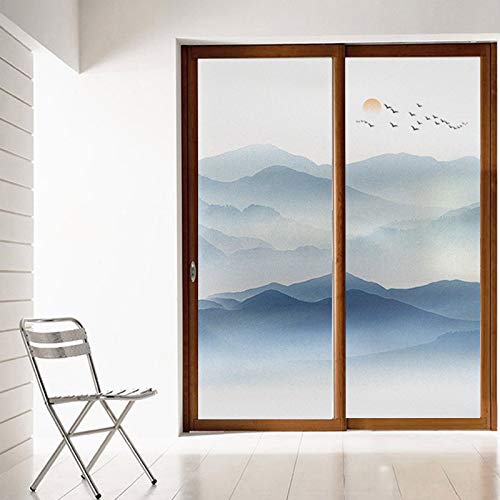 Película de privacidad para ventana 35x70cm sin pegamento miniatura 1