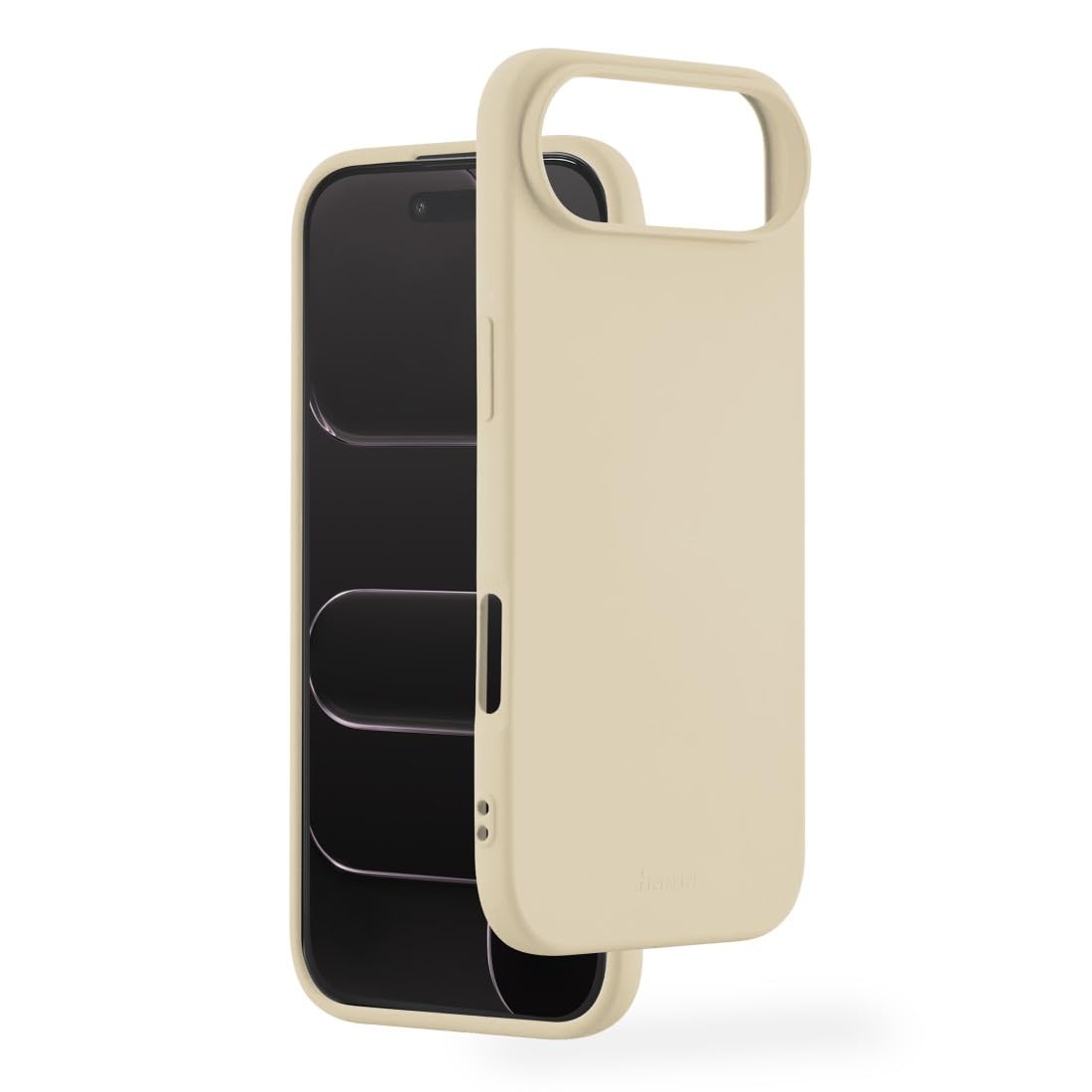 Hama Hülle für iPhone 17 Air (Handyhülle, stoßfest, Kratzfest, Elegante Schutzhülle für Rückseite, weich, Slim, softe Oberfläche, Wireless Charging kompatibel) beige