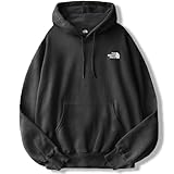 [ザノースフェイス] パーカー メンズ シンプル ワンポイント 刺繍ロゴ Evolution Vintage Hoodie, TNF Black 黒 サイズM [並行輸入品]