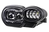 Per BMW per K1200R 2005-2009 per K1300R 2010-2013 Fari anteriori a LED abbaglianti/anabbaglianti con luce a forma di C.