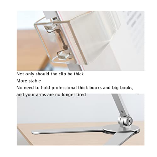 boekenstandaard Boekhouder Hoogte Boekstandhouder for het lezen van handsfree,desktop verstelbare lees boekenplank… - Image 4