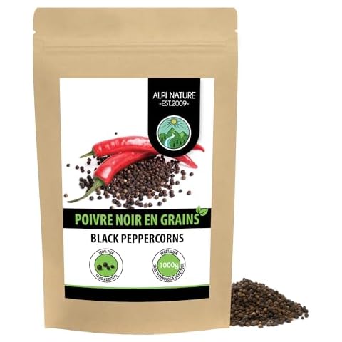 Poivre noir entier Alpi Nature 1kg Cover