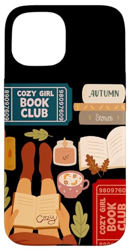 Cozy Girl Book Lover TVc X}zP[X iPhone 15 p