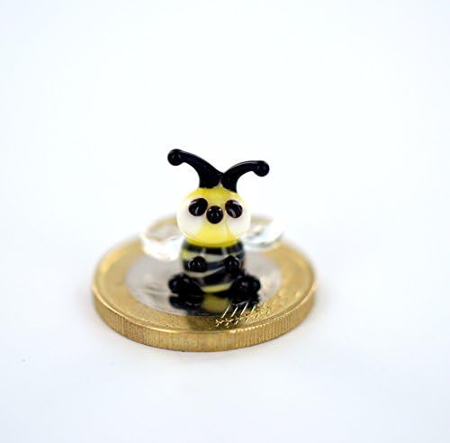 Mini Honey Bee Figure, Glass