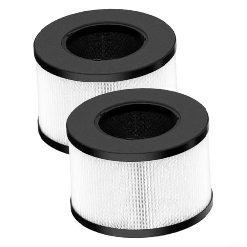 Hosrivae True - Filtro De Repuesto Hepa Bs-03 Compatible Con Purificador De Aire Slevoo, Prefiltro H13 3 En 1 Y Capas De Carbón Activado Para Eliminación Del Hogar Hosrivae True - Filtro De Repuesto Hepa Bs-03 Compatible Con Purificador De Aire Slevoo, Prefiltro H13 3 En 1 Y Capas De Carbón Activado Para Eliminación Del Hogar