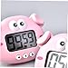 Alipis 1pc Cartoon Pig Electronic Timer Study and Kitchen Reminder Management Tool for Baking and Cooking No Battery Included Cute Design for