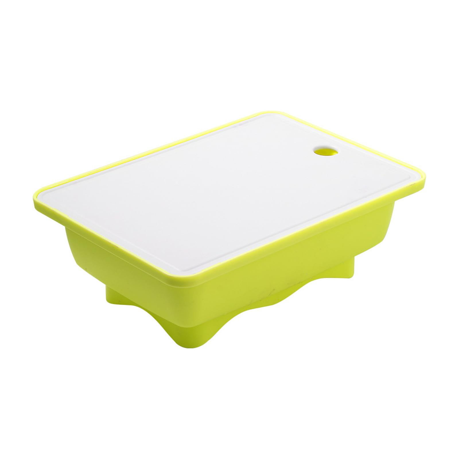 Nucelit Multipurpose Home Kitchens Drain Basket with Cutting Board Set for Easy Vegetable Fruit Washing Draining and Chopping Vegetable Washing Basket