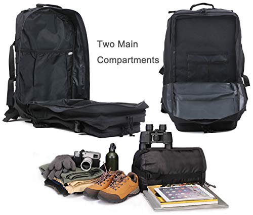 Luckin Packin Military Tactical Backpack For Men Women Army 3 Day Assault Pack Molle Bag With Laptop Compartment Black #TOP6